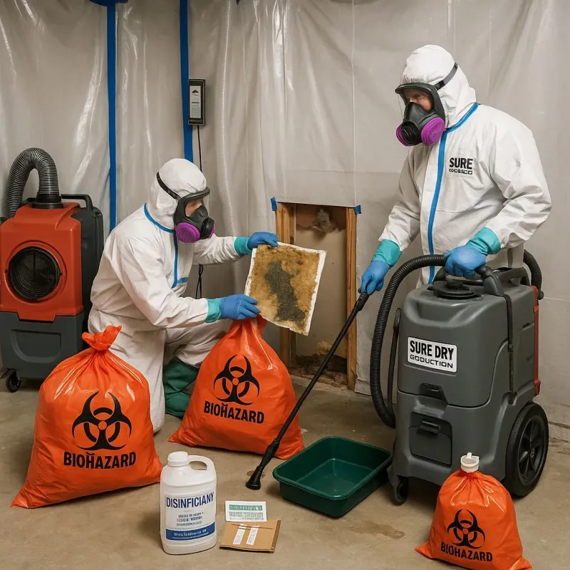 Contaminated Water Handling Protocols process in Eddy County, ND
