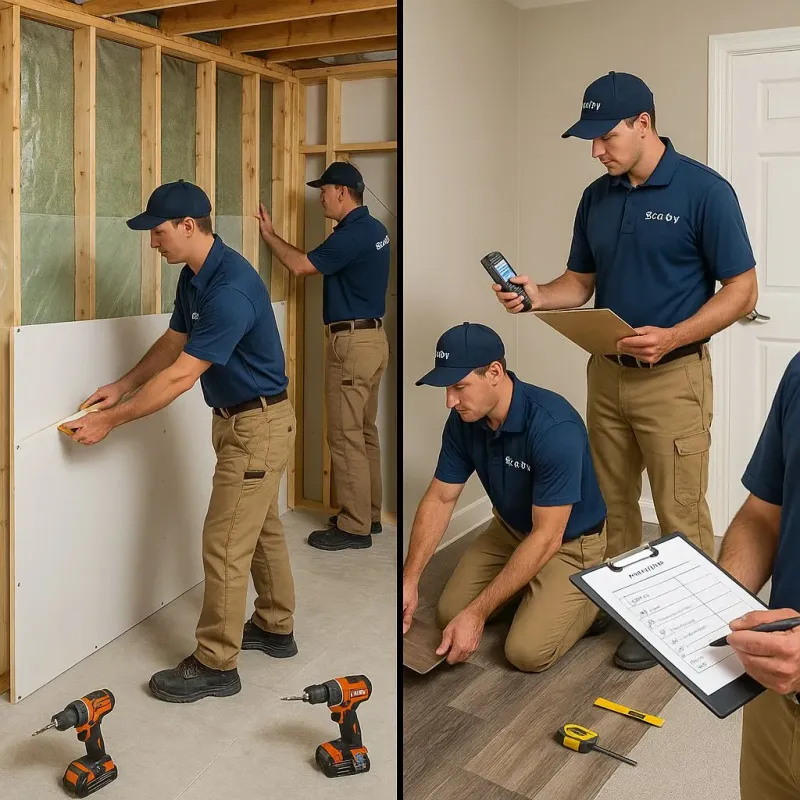 Repairs and Reconstruction process in Eddy County, ND
